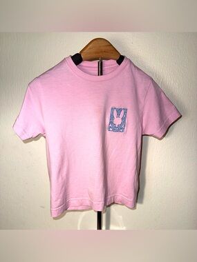 Psycho Bunny pink short sleeve tee, size 4